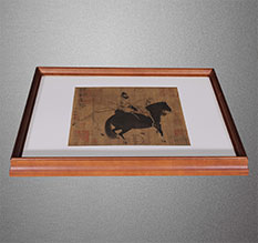 武侯书画装裱配框服务案例